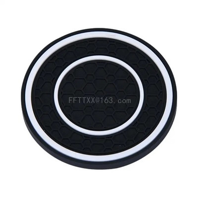 Μαξιλαράκι θήκης ποτηριών νερού αυτοκινήτου Κυψελοειδή υφή Ενσωματωμένο αντιολισθητικό χαλάκι Universal Automotive θήκη για μπουκάλια ένθετο ματ 2,75 ιντσών