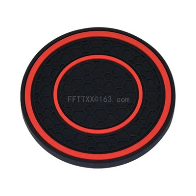 Μαξιλαράκι θήκης ποτηριών νερού αυτοκινήτου Κυψελοειδή υφή Ενσωματωμένο αντιολισθητικό χαλάκι Universal Automotive θήκη για μπουκάλια ένθετο ματ 2,75 ιντσών