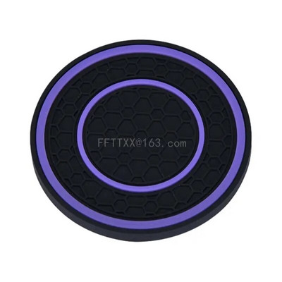 Μαξιλαράκι θήκης ποτηριών νερού αυτοκινήτου Κυψελοειδή υφή Ενσωματωμένο αντιολισθητικό χαλάκι Universal Automotive θήκη για μπουκάλια ένθετο ματ 2,75 ιντσών