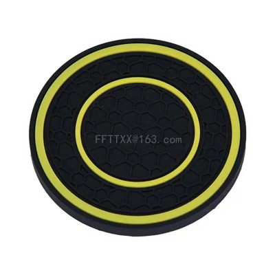 Μαξιλαράκι θήκης ποτηριών νερού αυτοκινήτου Κυψελοειδή υφή Ενσωματωμένο αντιολισθητικό χαλάκι Universal Automotive θήκη για μπουκάλια ένθετο ματ 2,75 ιντσών