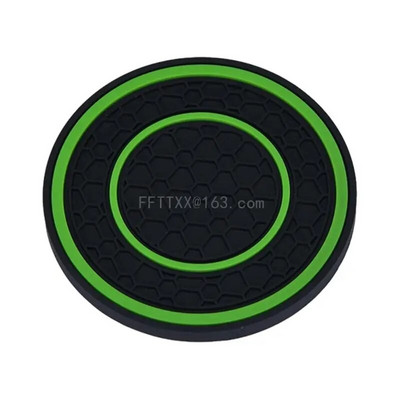 Μαξιλαράκι θήκης ποτηριών νερού αυτοκινήτου Κυψελοειδή υφή Ενσωματωμένο αντιολισθητικό χαλάκι Universal Automotive θήκη για μπουκάλια ένθετο ματ 2,75 ιντσών