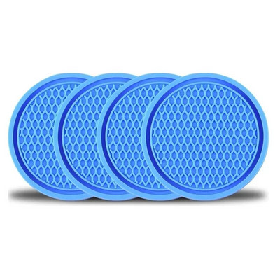 Automašīnas krūzīšu turētājs Neslīdošs paliktnis Universālie ieliktņi Paliktņi Auto salona piederumi Krūzīšu turētājs Pretslīdes ieliktņi (4 iepakojumā)