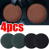 Virpotas kažokādas automašīnu paliktņi, jauki, neslīdoši apaļi paklājiņi.