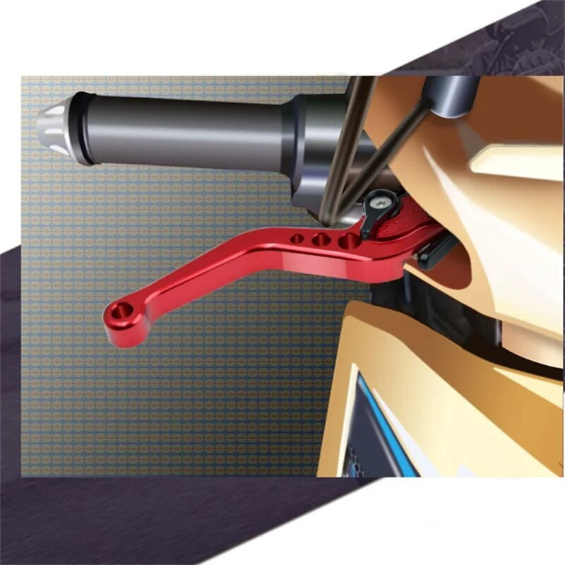 CNC motocikla motorollera sajūga svira elektriskā velosipēda GY6 125 150 GP110 XMAX400 veiktspējas CNC disku bremžu sviru roktura sviras