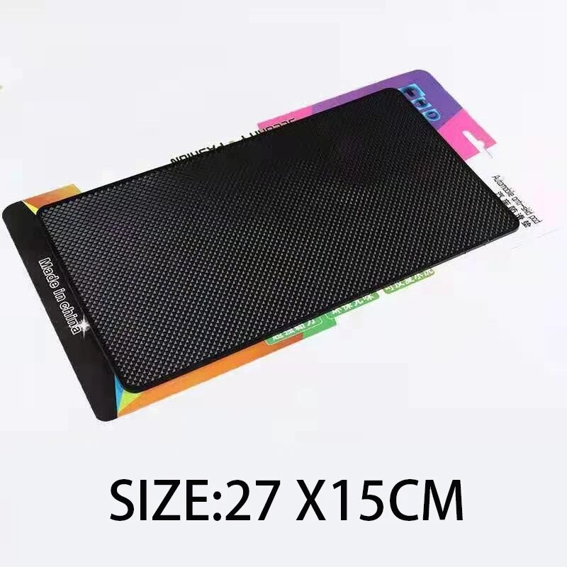 27 * 15 cm universalus neslystantis kilimėlis automobilio prietaisų skydeliui, silikono vidaus prietaisų skydelio neslystantis laikymo kilimėlis, vidaus priedai