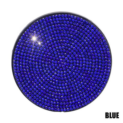 Dimanta automašīnu paliktņa ūdens krūzes slots pretslīdes paklājiņš Bling automašīnas krūzes paliktnis, melns rozā silīcija dioksīda paliktņa glāzes turētāja paklājiņš auto automašīnu apdare