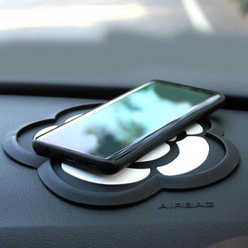 Ταμπλό αυτοκινήτου μαξιλαράκι αποθήκευσης κινητού τηλεφώνου κάθισμα αρώματος καμέλια υψηλής θερμοκρασίας αντιολισθητικό μαξιλαράκι διακοσμητικά αυτοκόλλητα αυτοκινήτου
