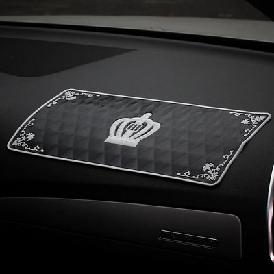 1PCS 30x15cm Cool Anti-Slip Mat за мобилен телефон mp4 Pad GPS Crown Anti Slip Car Sticky Silicone Gel Dashboard Sticky Pad