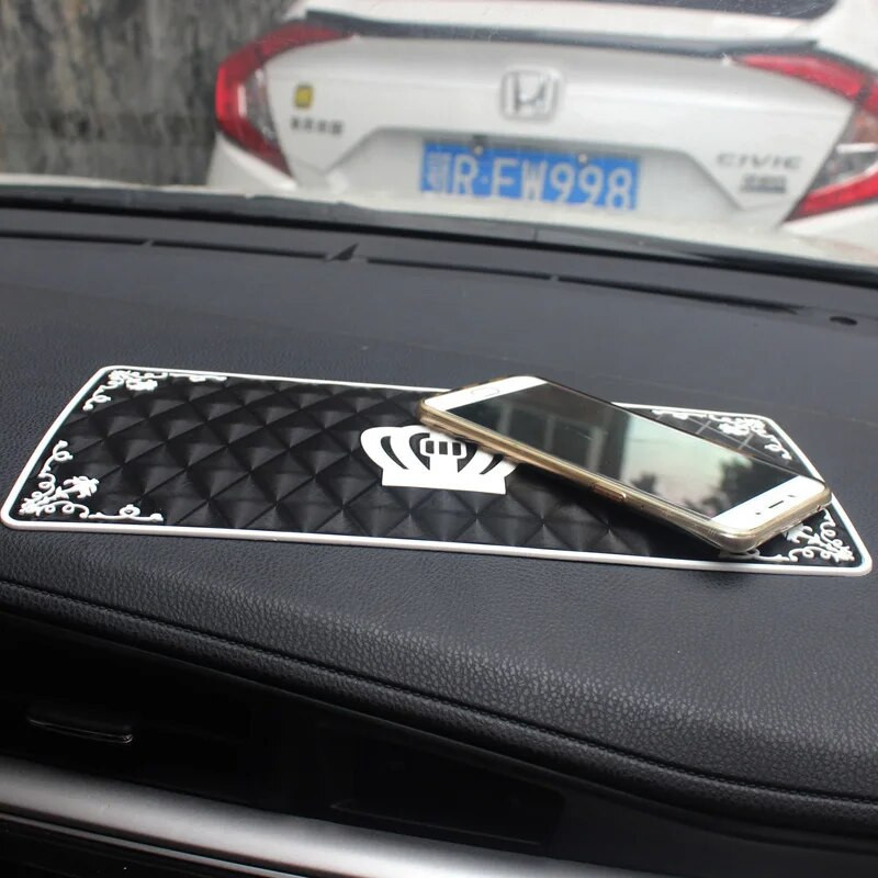 1BUC 30x15cm Covoraș anti-alunecare pentru telefon mobil Pad mp4 Coroană GPS Anti-alunecare Gel siliconic lipicios pentru tabloul de bord