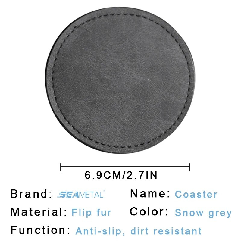 SEAMETAL Automašīnu ūdens glāžu turētājs Paklājiņi Universālie Automašīnu paliktņi Pretslīdēšanas Paklājiņi Automašīnu Pudeļu Paliktņi Pretskrāpējumiem Piederumi