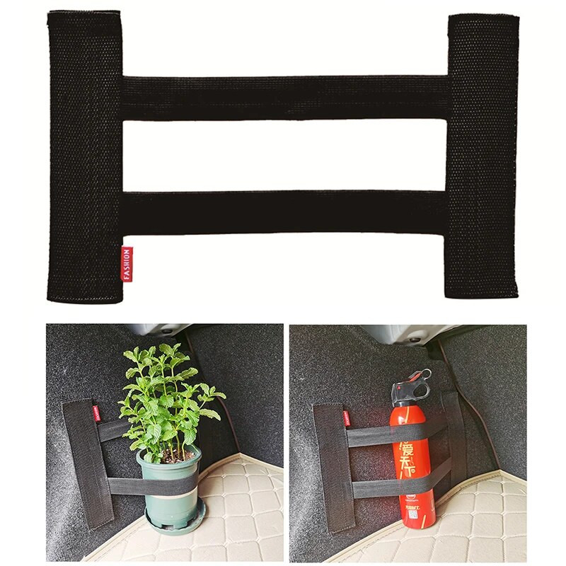 Automašīnas bagāžnieka glabāšanas ierīce Automašīnas Velcro piederumi Fiksēta iesiešana Velcro siksna Automašīnu aksesuāri Salons