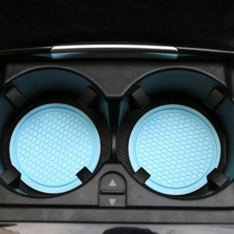 1 gab. Automašīnas paliktņi glāžu turētājam, silikona auto glāžu turētāja paliktņi, auto glāžu turētāja paliktņi, universāli automašīnu aksesuāri