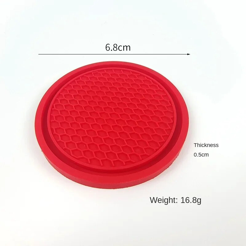 1 gab. Automašīnas paliktņi glāžu turētājam, silikona auto glāžu turētāja paliktņi, auto glāžu turētāja paliktņi, universāli automašīnu aksesuāri