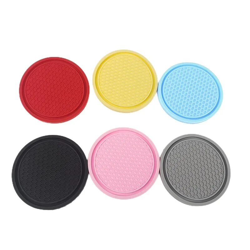 1 gab. Automašīnas paliktņi glāžu turētājam, silikona auto glāžu turētāja paliktņi, auto glāžu turētāja paliktņi, universāli automašīnu aksesuāri