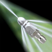 G1/4" ātrā savienotāja sprauslas kanalizācijas tīrīšana augstspiediena mazgātāja sprauslas Kanalizācijas un notekūdeņu šļūtenes sprauslu mazgāšanas piederumi 5000psi