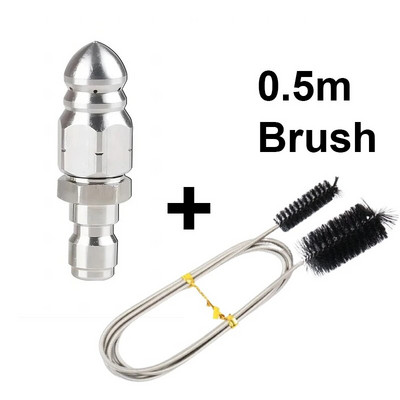 G1/4" ātrā savienotāja sprauslas kanalizācijas tīrīšana augstspiediena mazgātāja sprauslas Kanalizācijas un notekūdeņu šļūtenes sprauslu mazgāšanas piederumi 5000psi