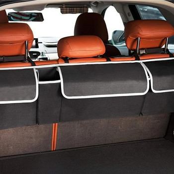 Водоустойчив сгъваем автоматичен органайзер за багажник Големи регулируеми Оксфорд органайзери за облегалката на седалката за кола Аксесоари за интериора на автомобила