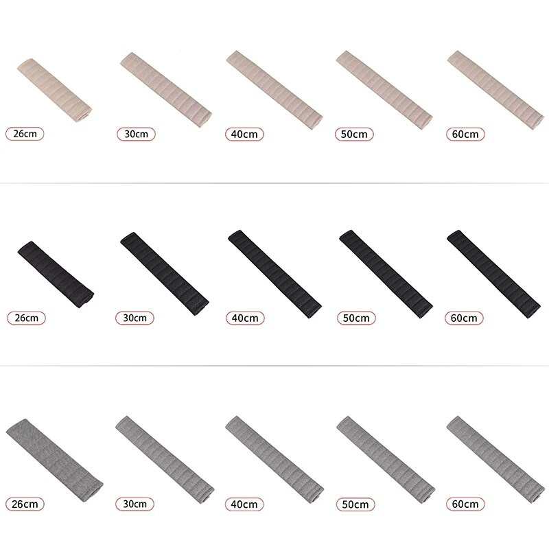 Καλύμματα ώμου με εκτεταμένο κάλυμμα ζώνης αυτοκινήτου Καπιτονέ Αναπνεύσιμο βαμβακερό λινό μαύρο Παχύ Καλύμματα ζώνης ασφαλείας φορτηγού Εσωτερικό αυτοκινήτου