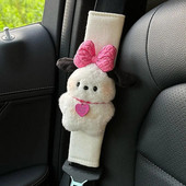 Armas auto turvavöö kate Pochacco Kawaii Puppy Auto turvavöö õlapadja kaunistuste kaitse Paari auto interjööri tarvikud