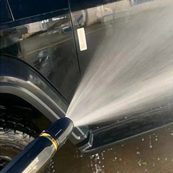 Ρυθμιζόμενο πιστόλι νερού πλυσίματος αυτοκινήτου υψηλής πίεσης μεταλλικό πλυντήριο αυτοκινήτων ίσιο ακροφύσιο πλυντήριο ψεκαστήρα για εργαλείο πλυσίματος αυτοκινήτων