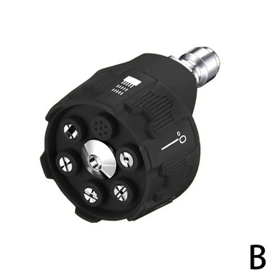 Ακροφύσιο ψεκασμού πλυντηρίου υψηλής πίεσης 0 15 25 40 μοιρών περιστροφής ποτίσματος Ακροφύσιο ξεβγάλματος σαπουνιού Συμβουλή καθαρισμού κήπου Universal