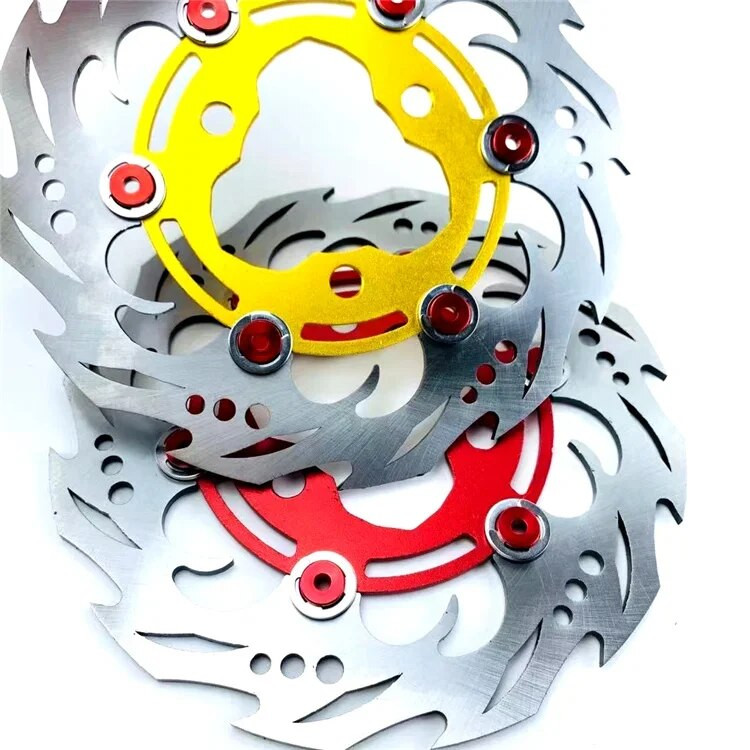 Universāls elektriskais motocikls Peldošais disks 220mm*70mm bremžu disks priekš Yamaha Aerox Nitro BWS Zuma RSZ JOG Force M3 N1s