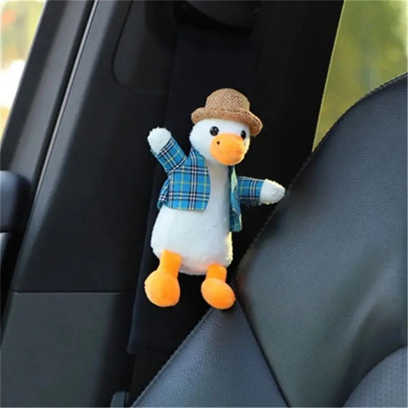 Mīksts plīša automašīnas drošības jostas pārvalks Dinozaurs Ērts drošības jostas aizsargs Jauki pīles drošības jostas plecu spilventiņi Auto ornaments