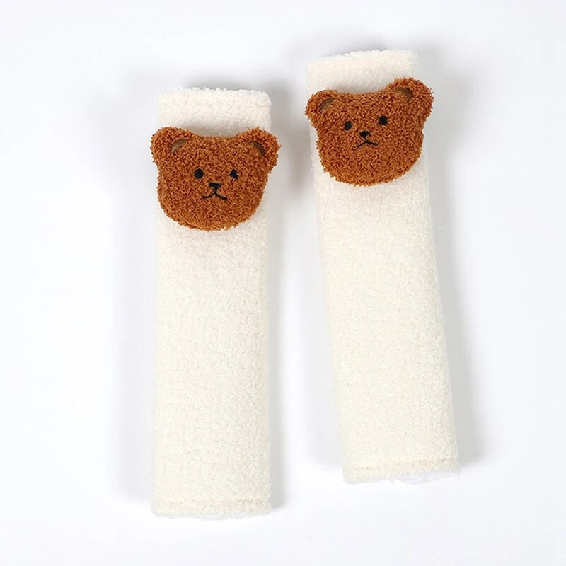 1 tk Auto Styling turvavöö kate Cartoon Bear turvavöö kaitsja Mugav plüüs õlarihma rakmed istmepadi lapsele