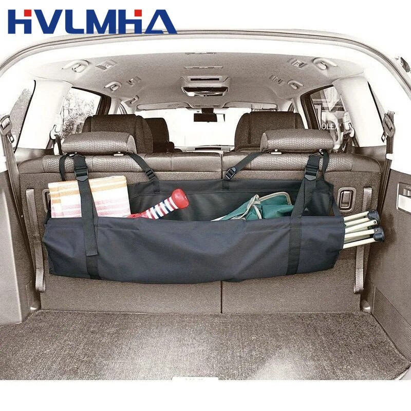 Automašīnas bagāžnieka organizators aizmugurējā sēdekļa glabāšanas soma Lielas ietilpības daudzfunkcionāls Oksfordas automašīnas sēdekļa atzveltnes organizētājs automobiļa interjers