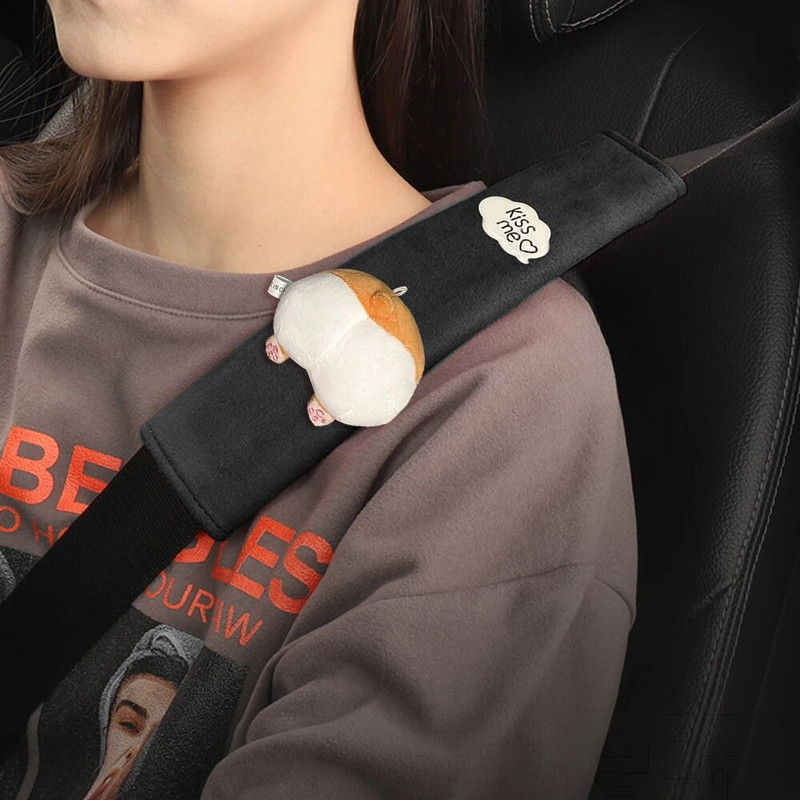 Jauka karikatūra automašīnas drošības jostas aizsardzība, stila drošības jostas pārvalks Drošības jostu spilventiņi bērniem bērniem auto drošības jostas siksnas aizsargs