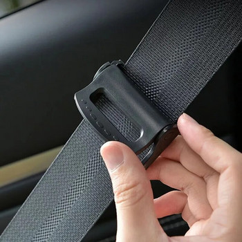 Ελαστικό κλιπ στερέωσης ζώνης ασφαλείας 2 τεμαχίων Περιοριστής ρύθμισης ζώνης ασφαλείας Automotive Black Antislip-Clip Universal Easy Install