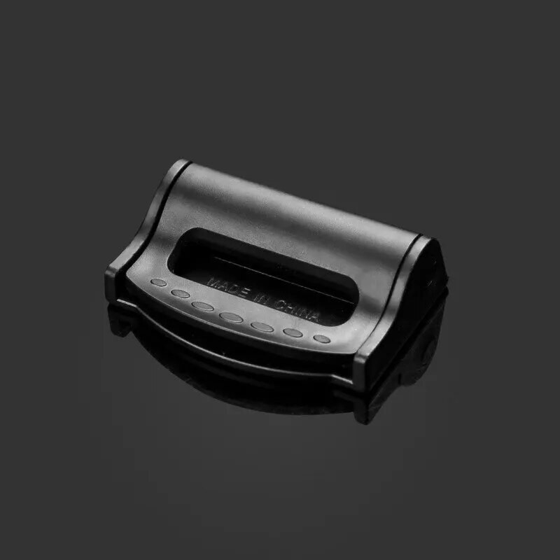 Divdaļīgs drošības jostas elastīgs fiksācijas klips Sēdekļa drošības jostas regulēšanas ierobežotājs automobiļu melns pretslīdes skava, universāls, viegli uzstādāms