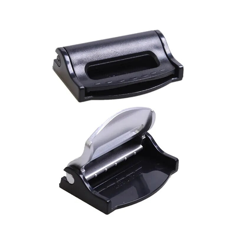 Divdaļīgs drošības jostas elastīgs fiksācijas klips Sēdekļa drošības jostas regulēšanas ierobežotājs automobiļu melns pretslīdes skava, universāls, viegli uzstādāms