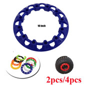 2PC/4Gb 10 collu ATV riteņu apdares rumbas aizsardzība Dekoratīvā diska vāciņš Universāls transportlīdzeklis Visurgājēja riteņu plastmasas pārsegs piemērots 10 collu riepām
