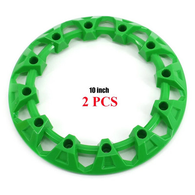 2PC/4Gb 10 collu ATV riteņu apdares rumbas aizsardzība Dekoratīvā diska vāciņš Universāls transportlīdzeklis Visurgājēja riteņu plastmasas pārsegs piemērots 10 collu riepām