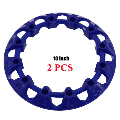 2PC/4Gb 10 collu ATV riteņu apdares rumbas aizsardzība Dekoratīvā diska vāciņš Universāls transportlīdzeklis Visurgājēja riteņu plastmasas pārsegs piemērots 10 collu riepām