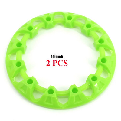 2PC/4Gb 10 collu ATV riteņu apdares rumbas aizsardzība Dekoratīvā diska vāciņš Universāls transportlīdzeklis Visurgājēja riteņu plastmasas pārsegs piemērots 10 collu riepām