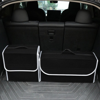 Πορτμπαγκάζ αυτοκινήτου Κουτί αποθήκευσης μεγάλης χωρητικότητας Αναδιπλούμενο τσόχινο κουτί αποθήκευσης εργαλείων πολλαπλών τσέπης για BMW Performance E46 E90 E60 E39 E36 E87 E70