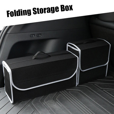 Багажник на кола Голяма кутия за съхранение Сгъваема филцова кутия за съхранение на инструменти с много джобове за BMW Performance E46 E90 E60 E39 E36 E87 E70
