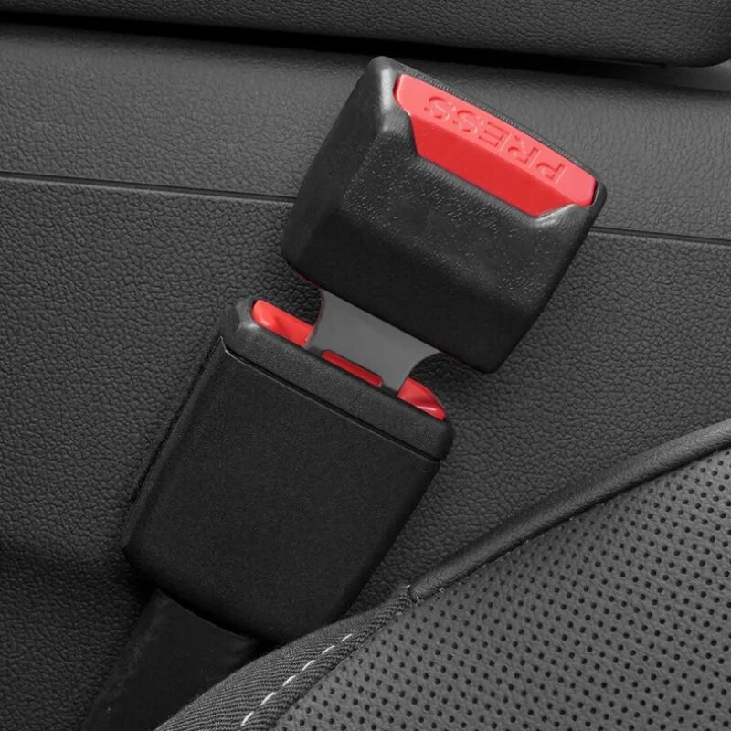 2PCS Automašīnas drošības jostas fiksatora pagarinājuma spraudnis Automašīnas drošības sēdekļa slēdzene Sprādze Drošības jostas skavu pagarinātājs Pārveidotājs Bērnu autosēdeklīša piederumi