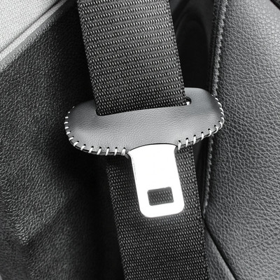 1Gb Universāls automašīnas drošības jostas sprādzes aizsargs, ādas aizsargs, salona pogas korpuss, pretskrāpējumu pārsegs, drošības piederumi