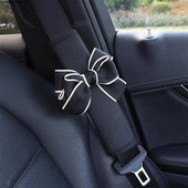 Univerzalna navlaka za sigurnosni pojas za automobil Sweet Bow Crna navlaka za sigurnosni pojas Navlake za naramenice Zaštitna podloga Auto pribor