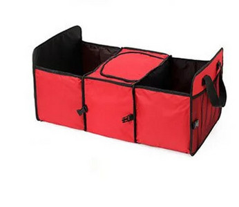 CHIZIYO pārnēsājams salokāms vairāku nodalījumu audums automašīnu kravas automašīnu uzglabāšanas groza bagāžnieka organizators un dzesētāja komplekts automašīnas bagāžnieka organizators