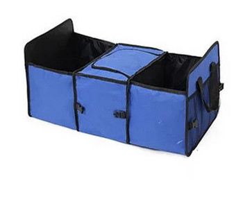 CHIZIYO pārnēsājams salokāms vairāku nodalījumu audums automašīnu kravas automašīnu uzglabāšanas groza bagāžnieka organizators un dzesētāja komplekts automašīnas bagāžnieka organizators