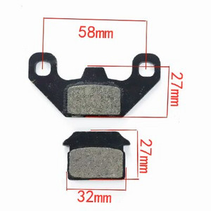 Mootorratta piduriklotsid 50cc–250cc ATV Quad Go Kartile Enamiku Hiina Dirt Pit Bike Motorollerite hüdraulilised eesmised tagumised piduriklotsid