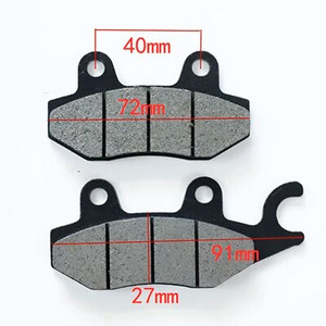 Mootorratta piduriklotsid 50cc–250cc ATV Quad Go Kartile Enamiku Hiina Dirt Pit Bike Motorollerite hüdraulilised eesmised tagumised piduriklotsid