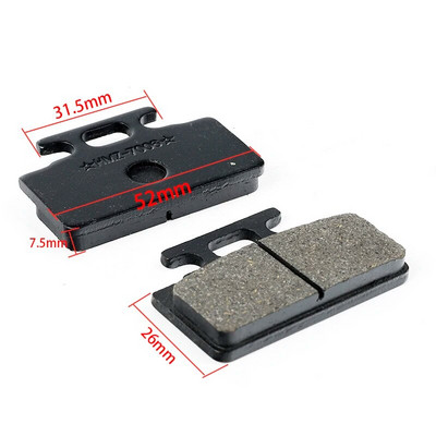 Mootorratta piduriklotsid 50cc–250cc ATV Quad Go Kartile Enamiku Hiina Dirt Pit Bike Motorollerite hüdraulilised eesmised tagumised piduriklotsid