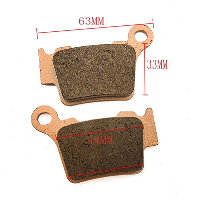 Mootorratta piduriklotsid 50cc–250cc ATV Quad Go Kartile Enamiku Hiina Dirt Pit Bike Motorollerite hüdraulilised eesmised tagumised piduriklotsid