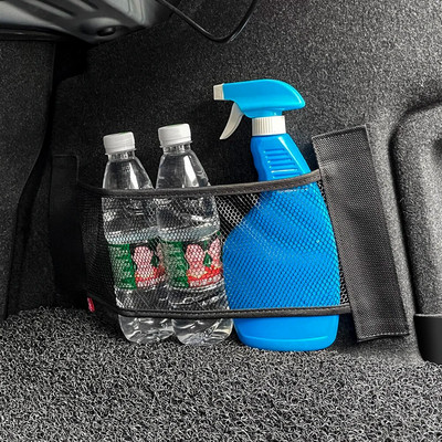 Car Trunk Seat Back Storage Net Bag Accessories For Dacia Duster Dokker Logan Lodgy MCV 2019 Sandero Stepway