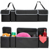 Διοργανωτής μπαγκαζιέρας αυτοκινήτου μεγάλης χωρητικότητας Τσέπη πλάτη καθίσματος αυτοκινήτου Universal Ανθεκτικά ρυθμιζόμενα λουριά Κρεμαστή τσάντα αποθήκευσης